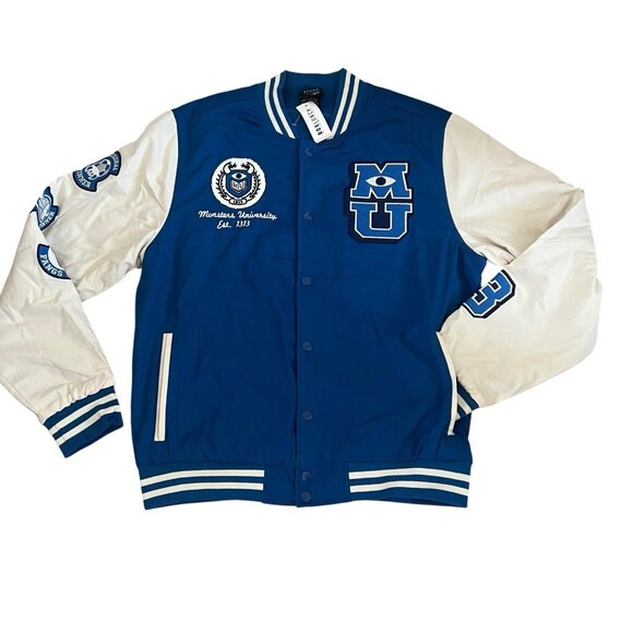 Disney Pixar Monsters University Varsity Jacket Size 2X - Picture 1 of 9